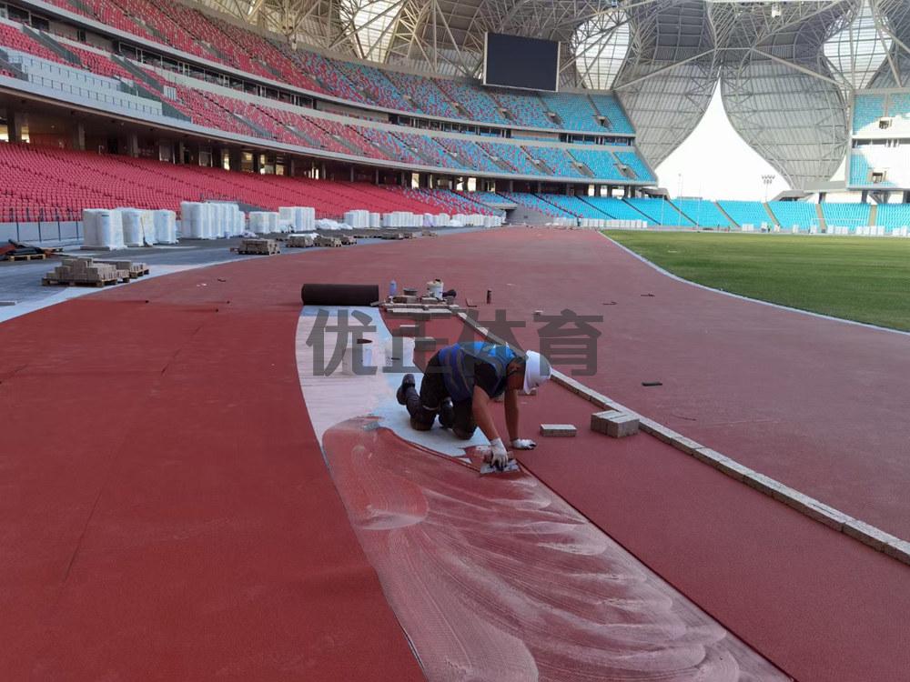 九江预制型橡胶跑道每平方米的价格